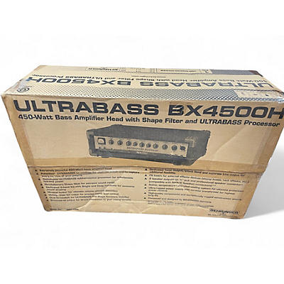 Used Behringer Ultrabass BX4500H Bass Amp Head