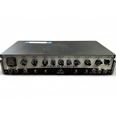 Used Behringer Ultrabass bx2000h Bass Amp Head