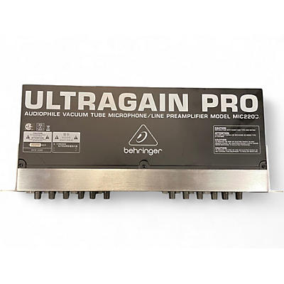 Used Behringer Ultragain Pro MIC2200 Microphone Preamp