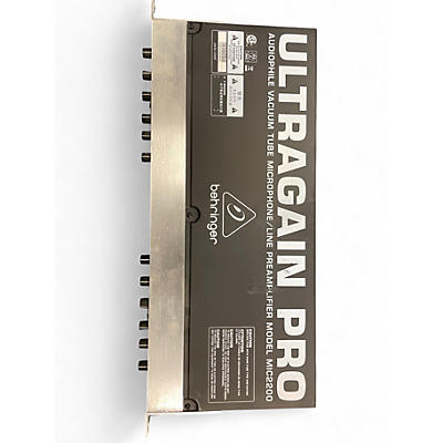 Used Behringer Ultragain Pro MIC2200 Microphone Preamp