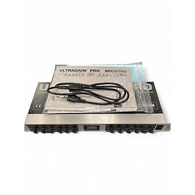 Used Behringer Ultragain Pro MIC2200 Microphone Preamp