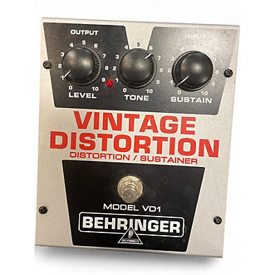 Used Behringer VD1 - Vintage Muff Distortion/Sustainer Effect Pedal