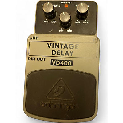 Used Behringer VD400 Vintage Delay Effect Pedal