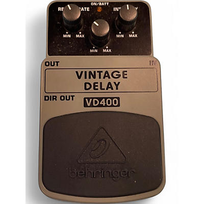 Used Behringer VD400 Vintage Delay Effect Pedal