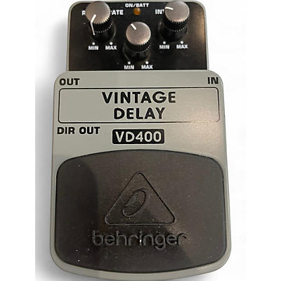 Used Behringer VD400 Vintage Delay Effect Pedal
