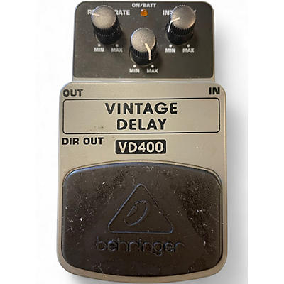 Used Behringer VD400 Vintage Delay Effect Pedal