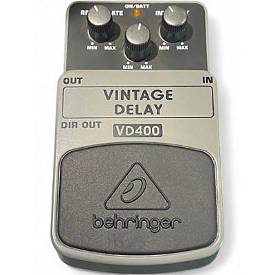 Used Behringer VD400 Vintage Delay Effect Pedal