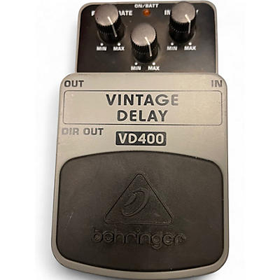 Used Behringer VD400 Vintage Delay Effect Pedal