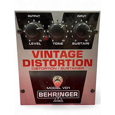 Used Behringer VINTAGE DISTORTION Effect Pedal