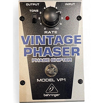 Used Behringer VP1 Vintage Phaser Effect Pedal