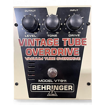 Used Behringer VT911 Vacuum Tube Overdrive Effect Pedal