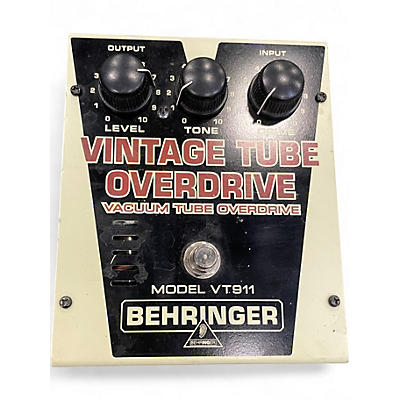 Used Behringer VT911 Vintage Tube Overdrive Effect Pedal
