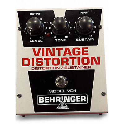 Used Behringer Vintage Distortion Effect Pedal