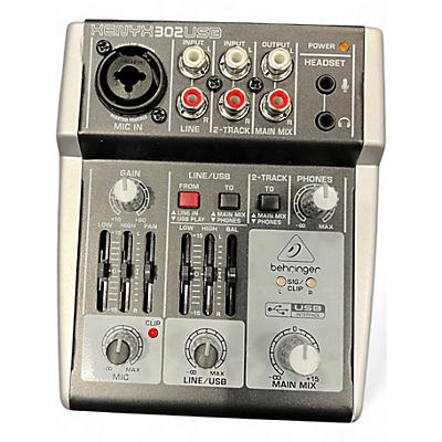 Used Behringer XENYX 302 Unpowered Mixer