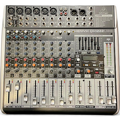 Used Behringer XENYX QX1222USB Unpowered Mixer