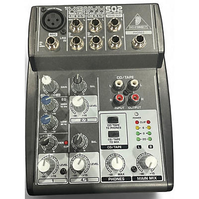 Used Behringer XENYX502 Unpowered Mixer