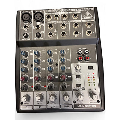 Used Behringer XENYX802 Powered Mixer