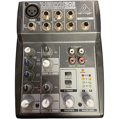 Used Behringer Xenyx 502 Unpowered Mixer