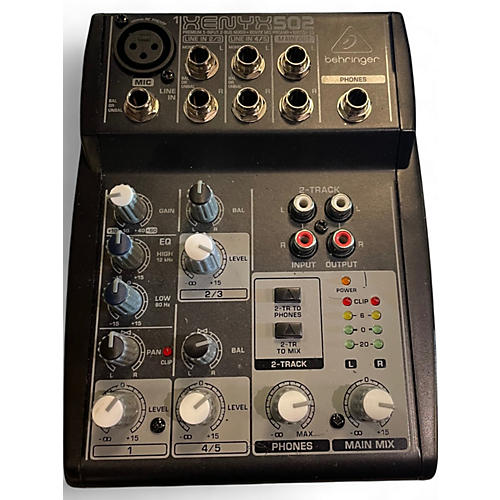 Used Behringer Xenyx 502 Unpowered Mixer