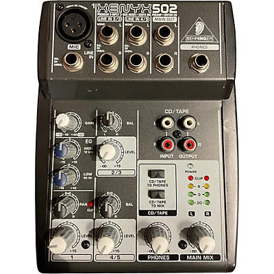 Used Behringer Xenyx 502 Unpowered Mixer