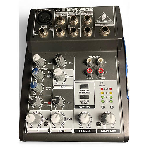 Used Behringer Xenyx 502 Unpowered Mixer