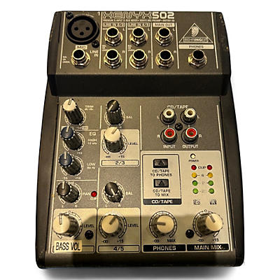 Used Behringer Xenyx 502 Unpowered Mixer