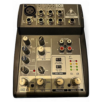 Used Behringer Xenyx 502 Unpowered Mixer