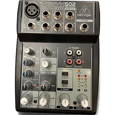 Used Behringer Xenyx 502 Unpowered Mixer