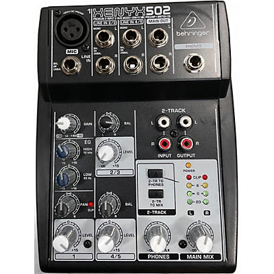 Used Behringer Xenyx 502 Unpowered Mixer