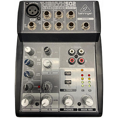Used Behringer Xenyx 502 Unpowered Mixer