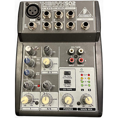 Used Behringer Xenyx 502 Unpowered Mixer