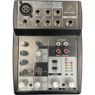 Used Behringer Xenyx 502 Unpowered Mixer