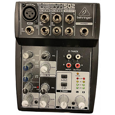Used Behringer Xenyx 502 Unpowered Mixer
