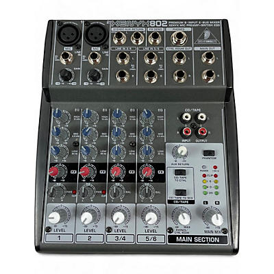 Used Behringer Xenyx 802 Unpowered Mixer