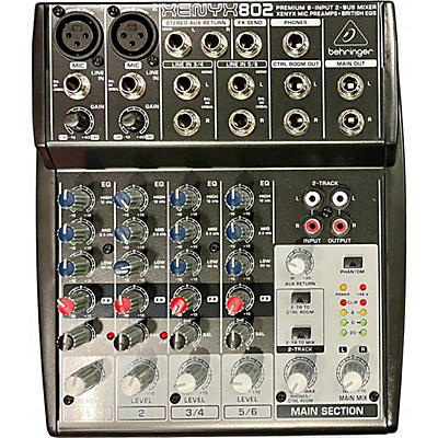Used Behringer Xenyx 802 Unpowered Mixer