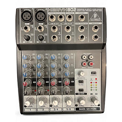 Used Behringer Xenyx 802 Unpowered Mixer