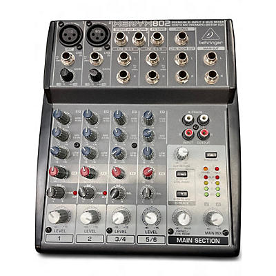 Used Behringer Xenyx 802 Unpowered Mixer