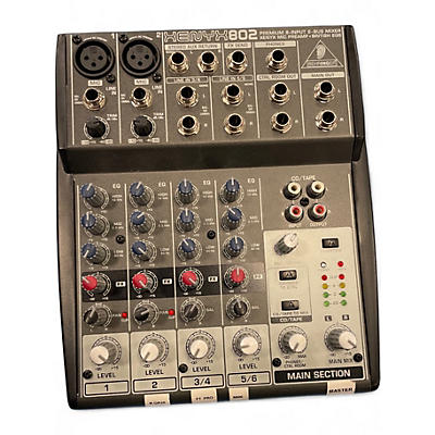 Used Behringer Xenyx 802 Unpowered Mixer