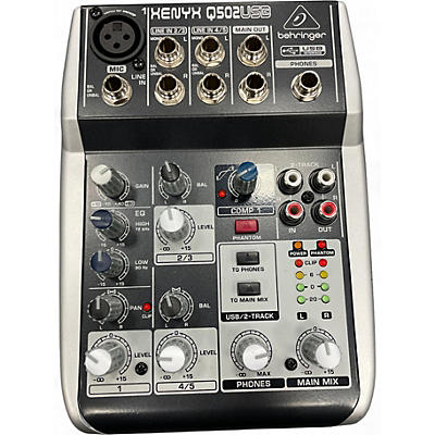 Used Behringer Xenyx Q502USB Unpowered Mixer