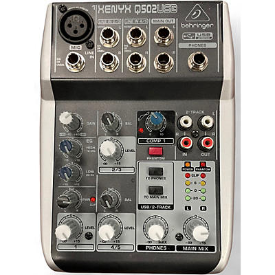 Used Behringer Xenyx Q502USB Unpowered Mixer