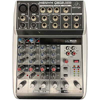 Used Behringer Xenyx Q802USB Unpowered Mixer