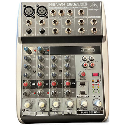 Used Behringer Xenyx Q802USB Unpowered Mixer