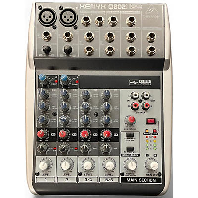 Used Behringer Xenyx Q802USB Unpowered Mixer