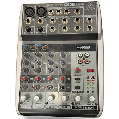 Used Behringer Xenyx Q802USB Unpowered Mixer