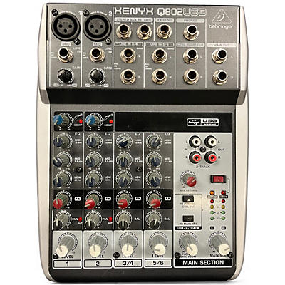Used Behringer Xenyx Q802USB Unpowered Mixer