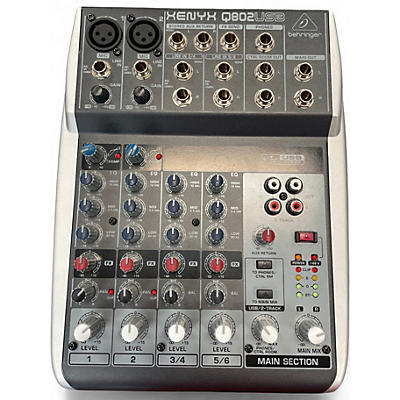 Used Behringer Xenyx Q802USB Unpowered Mixer