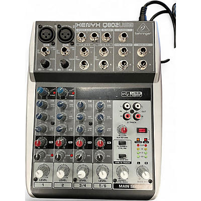 Used Behringer Xenyx Q802USB Unpowered Mixer