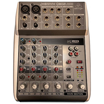 Used Behringer Xenyx Q802USB Unpowered Mixer