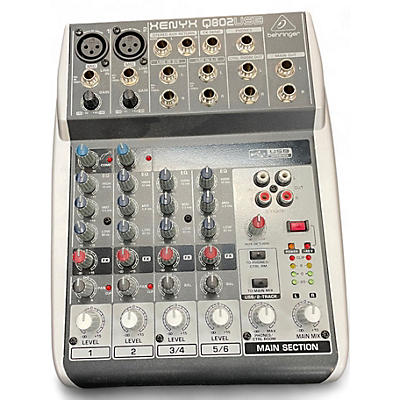 Used Behringer Xenyx Q802USB Unpowered Mixer