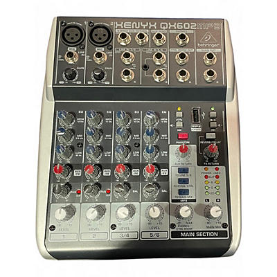 Used Behringer Xenyx QX602MP3 Unpowered Mixer